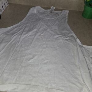 PINK Victoria's Secret White Pajama Tank XXL NWT